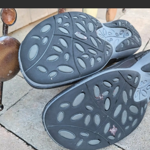 Merrell Women's 9.5 Namak Moc Black Leather Slip On Comfort Shoes J227314C - Picture 9 of 12